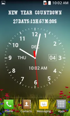 Photo Clock Live Wallpaper android App screenshot 0