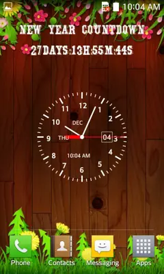 Photo Clock Live Wallpaper android App screenshot 1