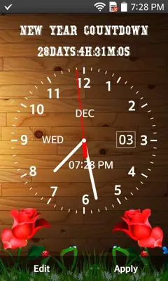 Photo Clock Live Wallpaper android App screenshot 6