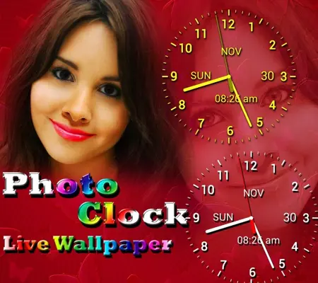 Photo Clock Live Wallpaper android App screenshot 7